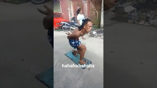 Pang Malakasang Skateboarding ( PINOY FUNNY MOMENTS )