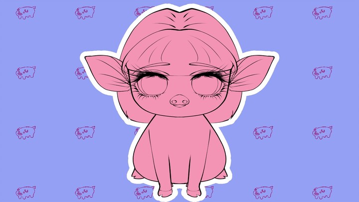 aww! piggy-chan 🐷 (part 1 gambar)