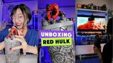 🔥💪 RED HULK TOPPER CUP 💪🔥 แก้วฮัลค์แดงบิ๊กเบิ้ม! ดื่มแล้วพลังล้นเหมือนโดนรังสีแกมมา! ☢️🥤