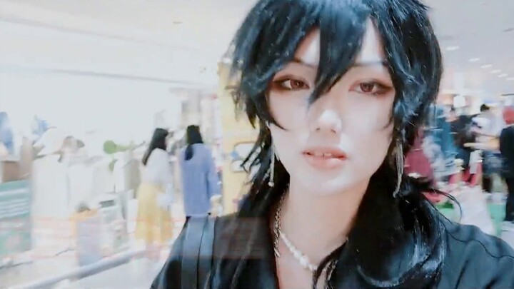 [Aku vlog] People's Square, the most talked-about coser's National Day trip to Guzi Market