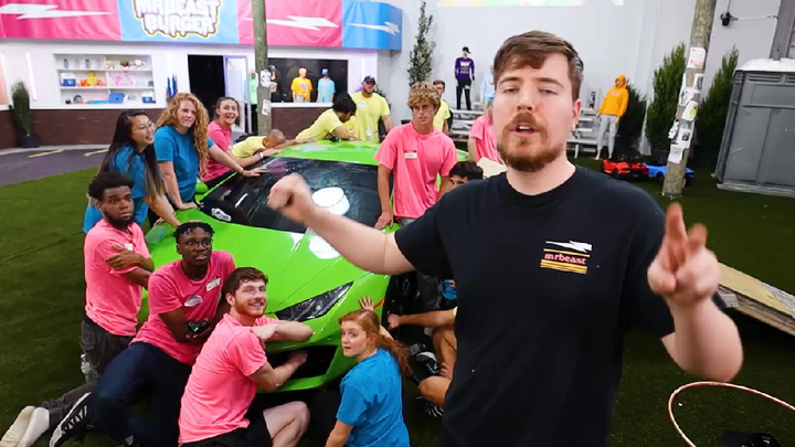 MrBeast challenge! Last To Take Hand Off Lamborghini, Keeps It