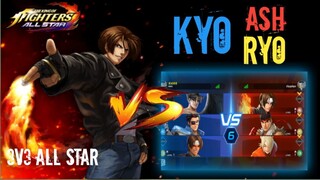 KYO KUSANAGI Vs. RYO ,KYO ,ASH  🔥😲 | KOF ALL STAR Vs. TEKKEN 7 |