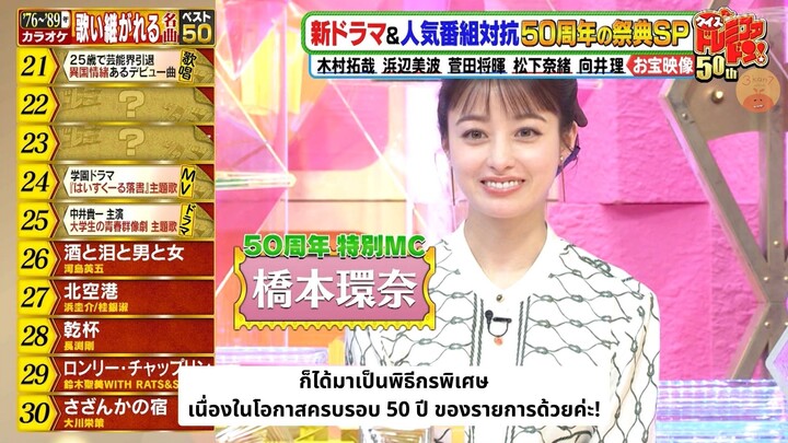 [ซับไทย] Part 1/2 ฮาชิโมโตะ คันนะ ในรายการแข่งทายเพลงสุดดุเดือด! (2026)