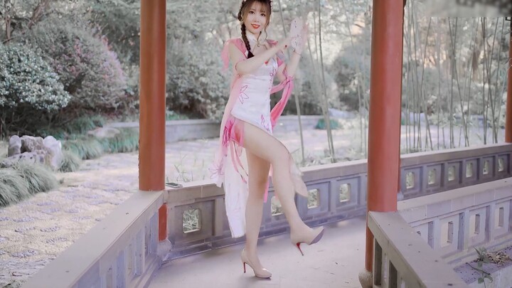 Melihat ke belakang ❀ Merah muda dan lembut · Cheongsam [Eksklusif]