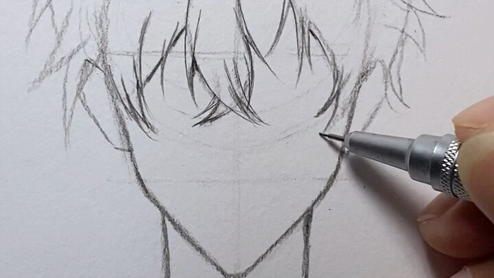 หนึ่งนาทีเรียนวาดผมผู้ชาย