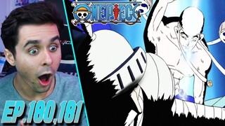"ENERU IS PSYCHOTIC" One Piece Ep.180,181 Live Reaction!