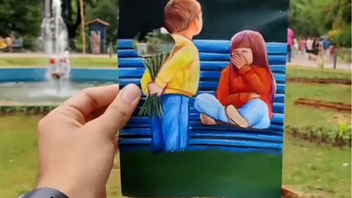 “I hear it’s only recommended for people with an artistic streak.”