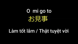 Những câu nói cửa miệng của người Nhật (Phần 1)