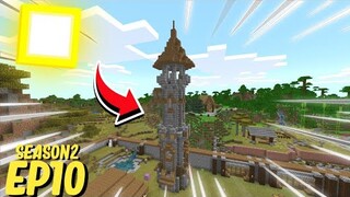 ANG PAGGAWA NG MEDIEVAL WATCHTOWER | jayvxcraft Season 2 Ep 10 | Minecraft SMP