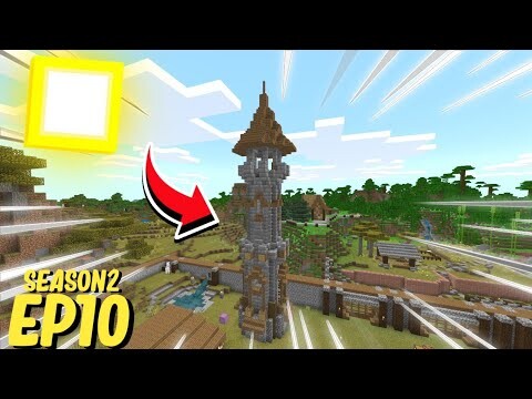 ANG PAGGAWA NG MEDIEVAL WATCHTOWER | jayvxcraft Season 2 Ep 10 | Minecraft SMP