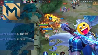 [MOBILE LEGENDS] USER MIYA "NGAMBIL BUFF SATU NGGAK NGARUH"