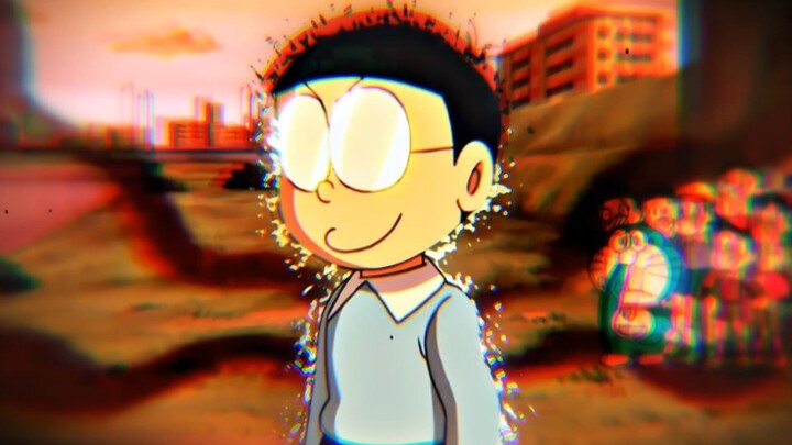 "Nobita: You lost twice, one was duel and the other was momentum"