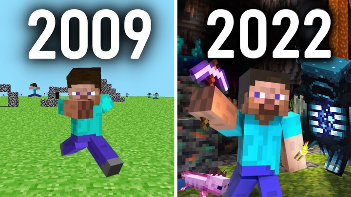 Evolution of Minecraft 2009-2022 (The Wild Update)