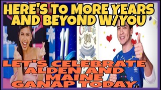 MAINE AT ALDEN MAGSI CELEBRATE NGAYONG ARAW. KAYA PALA ITO ANG GANAP