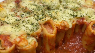 Tell your friend that you eat pasta and he absorbs the calories! This is a pasta ceiling method!
