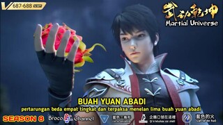 BUAH YUAN ABADI. #687-688 Wu Dong Qian kun