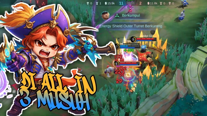 Harus gitu di Gank 3 orang 😡