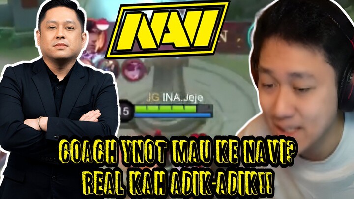 Coach Ynot ke NAVI? Apakah real? - Clip MLBB