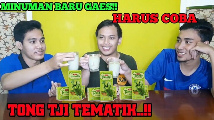 MINUMAN MATCHA BARU..!! Matcha Tematik Tong Tji - Review Minuman
