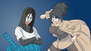 anko & orochimaru / parodi naruto