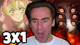 WTF WAS THAT!?!? DEMON SLAYER - SEASON 3: EPISODE 1 (REACTION)