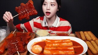 [Mukbang TV] - Garaetteok xào cay, thịt heo chiên xù | ASRM