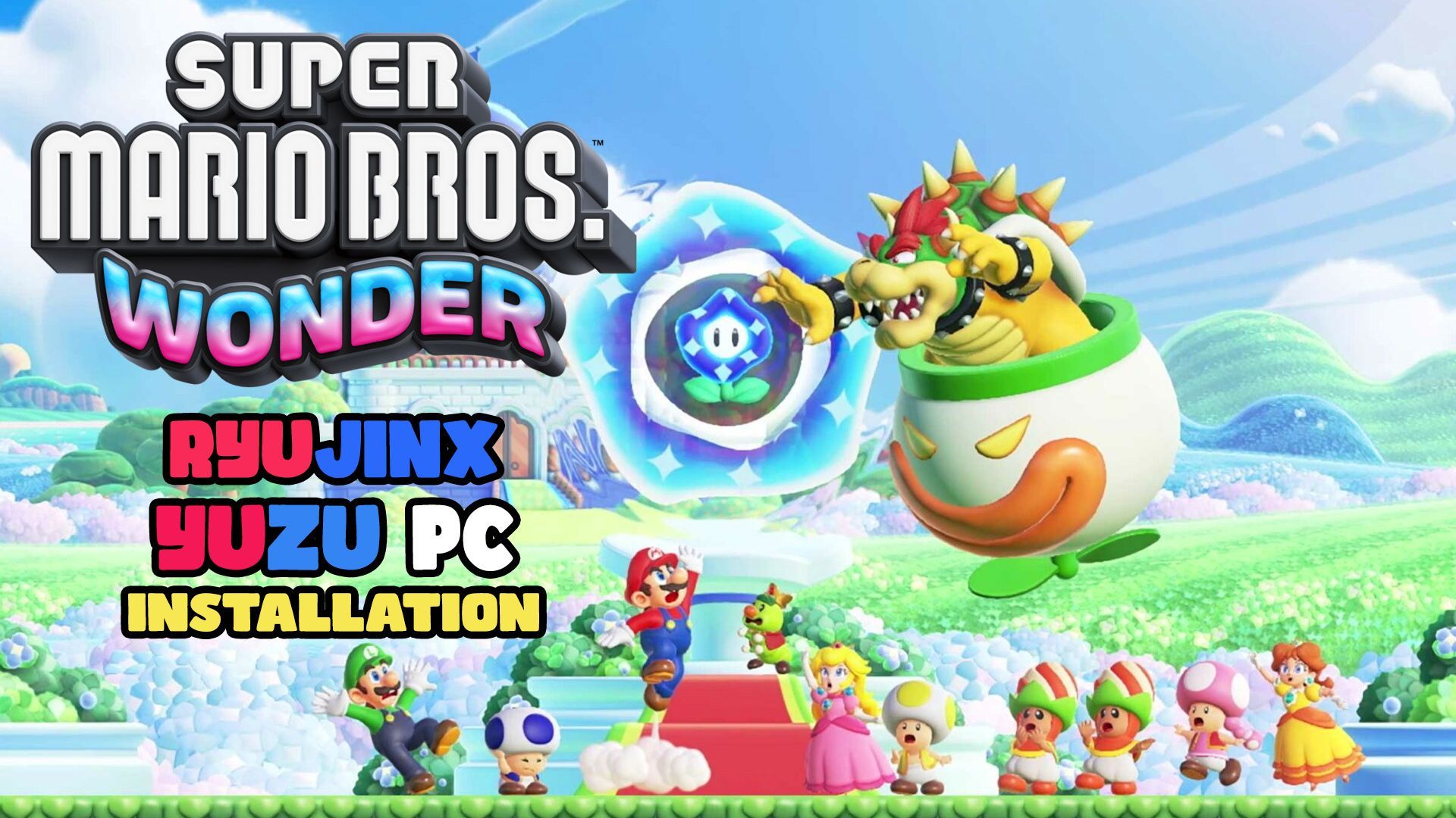 Super Mario Wonder is (already) playable on PC through Ryujinx