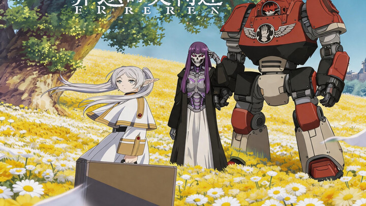 OP serial animasi Frieren versi Warhammer 40K