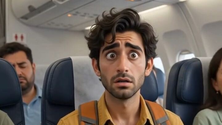 Zal on a Flight #flight #plane #travel