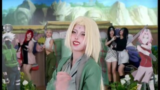 居居纲手土鸡蛋，自己给自己配音，这是什么死动静啊？？头皮痒！