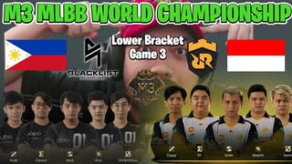 BLACKLIST INTERNATION VS RRQ HOSHI [GAME 3] | M3 MLBB World Championship 2021 | EchoG Reacts #1