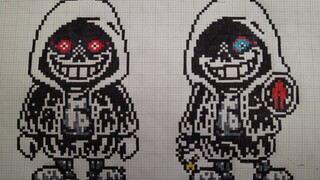 Vẽ bởi một người bạn cùng lớp: Perfect Genocide Dust Phase 1-2 Pixel Art. Bạn cùng lớp: Kutou bỏ qua