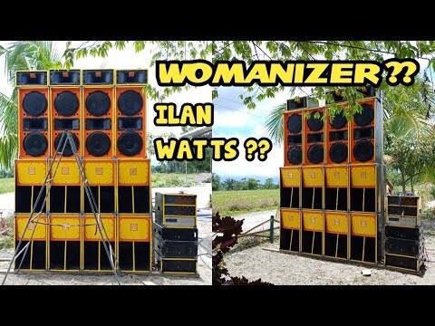 WOMANIZER NG MINDANAO || LOADED 1600 WATTS D15 || POWERED BY CAGANG AMPLIFIER