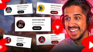 Amitbhai Reaction On Free Fire Trending Shorts !! Desi Gamers