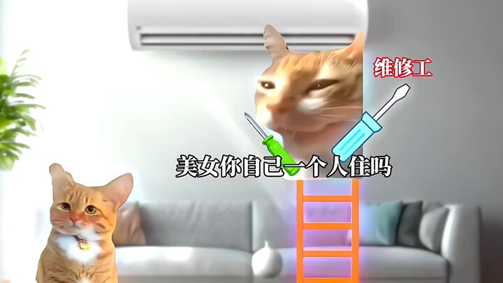 当维修工来家里修空调男主人不在家时