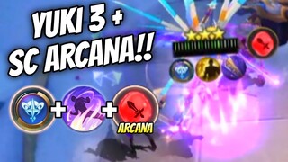 PERFECT COMBO !! ASTRO FREYA SC ARCANA + YUKI SKILL 3 !! MAGIC CHESS MOBILE LEGENDS