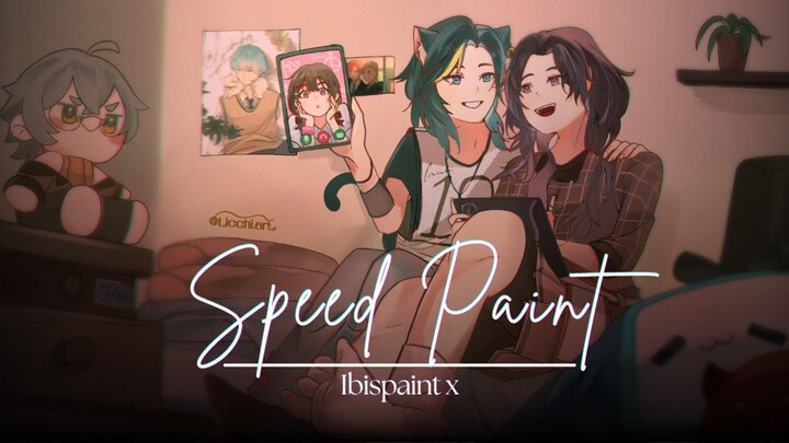 Si Kucing Ijo Main ke Rumah Temen Majikannya [Speed Paint]