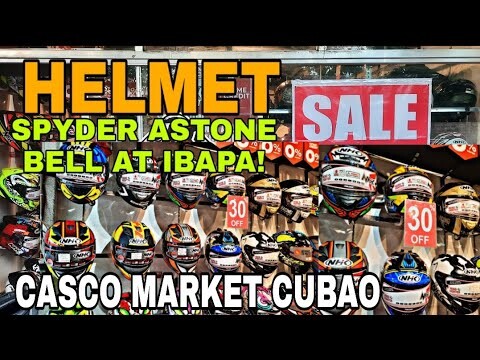 CASCO MARKET CUBAO SALE up to 30% off! HELMET,SPYDER BELL ASTONE AT IBAPA! BAGSAK PRESYO!