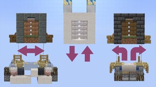 [原版MC] 用船实现逼真开关门动画！[Towsti]