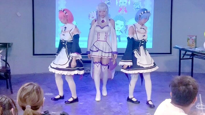 【Re Zero同人Cafe-KIZUNA-】STYX HELIX Emilia Rem Ram Cosplay Dance Ver.