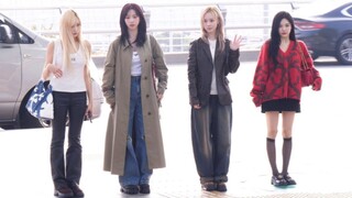 إيسبا 241011 تغادر إلى مطار مدريد بلوكات كاجوال! أربع إطلالات خريفية بستايلات متنوعة!