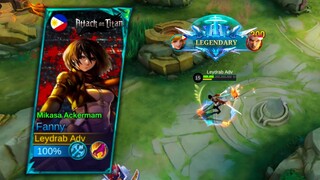 Fanny New Upcoming Collaboration Skin Attack on Titan | Mikasa Ackermam | Mobile Legends: Bang Bang