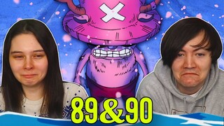 CHOPPER SAYS GOODBYE 👒 One Piece Ep 89 & 90 REACTION & REVIEW