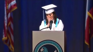 EMOTIONAL VALEDICTORIAN GRADUATION SPEECH OPENS UP ABOUT DEPRESSION