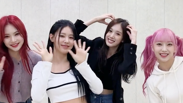 STAYC × (G)I-DLE: Soyeon and Minnie team up for the Queencard dance challenge!