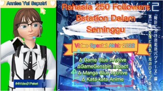 Terbaru 2023 Player Toxic Game Blue Archive x Genshin Impact x Manga di Bstation x Kata-kata Anime