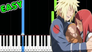 Decision - Naruto Shippuden OST - EASY Piano Tutorial [animelovemen]