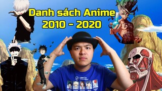 Tổng Kết Những Anime Trong Thập Kỉ Qua Cùng KimPolo ( Happy New Year & GoodBye 2020 )