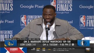 Draymond Green on Andrew Wiggins' poster dunk: "Absolutely incredible. He’s been attacking like that