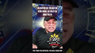 Nilibayan na ng utak dahil sa galit sa Tulfo?